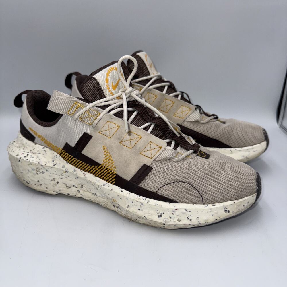Nike Men’s Crater Impact Sizw 10.5 Phantom/University Gold‎ Athletic DB2477-004